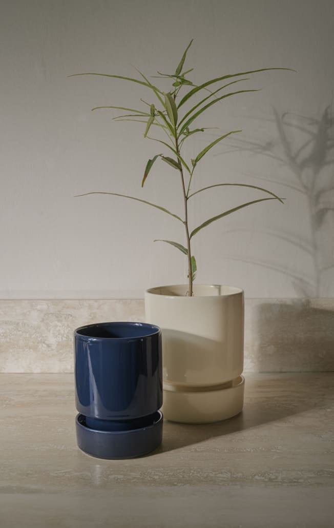 Hoff glazed pot set