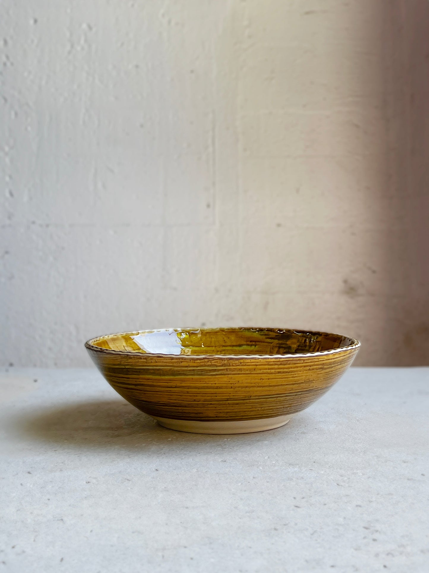 Glazed bowl
