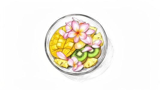 How to Make a Stunning Frangipani Fruit Salad