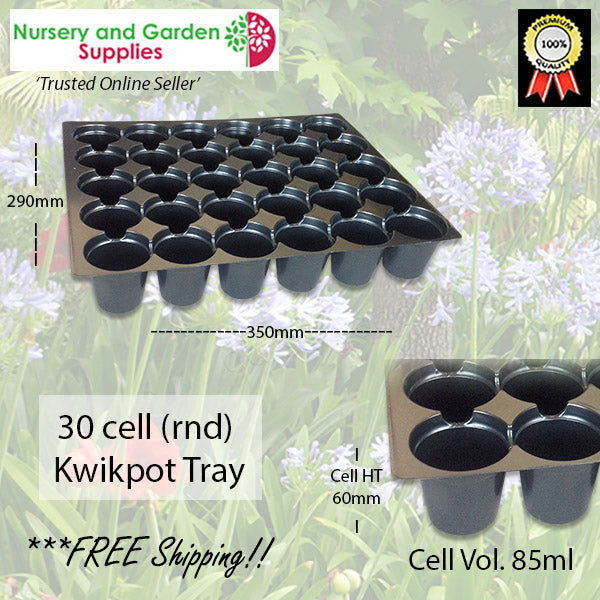 30 cell (round) Kwikpot Tray