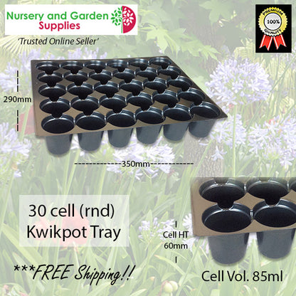 30 cell (round) Kwikpot Tray