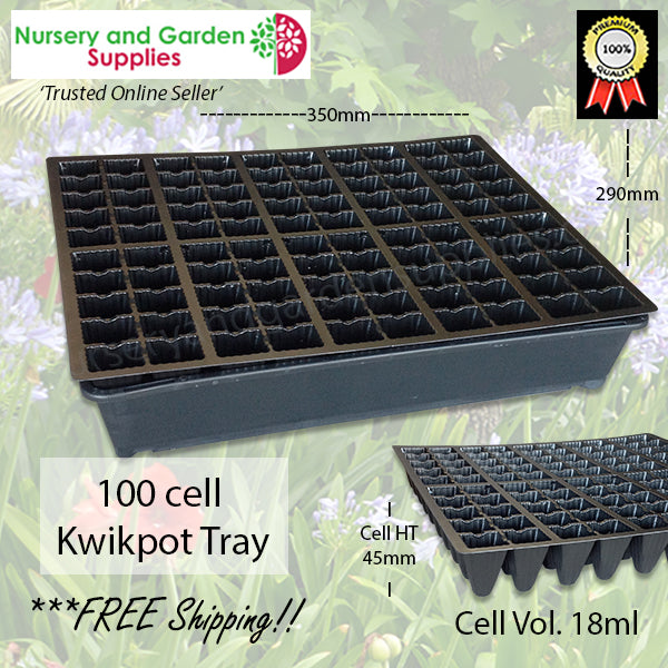 100 cell Kwikpot Tray