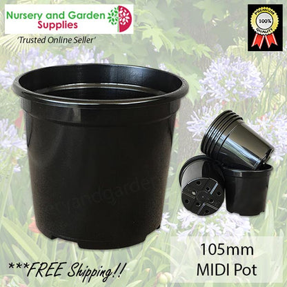 105mm MIDI Pot - 100mm plant pot
