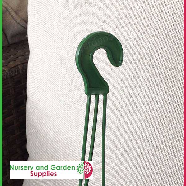 115mm Hanging Basket Pot Green at Nursery and Garden Supplies NZ - for more info go to nurseryandgardensupplies.co.nz