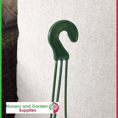 115mm Hanging Basket Pot Green at Nursery and Garden Supplies NZ - for more info go to nurseryandgardensupplies.co.nz