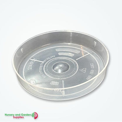 Saucer to suit 125 & 150mm Pots Clear
