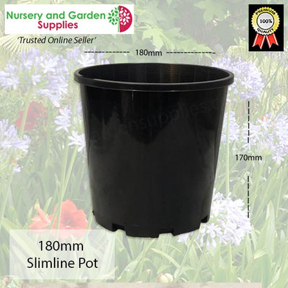 180mm Plastic Plant Pot