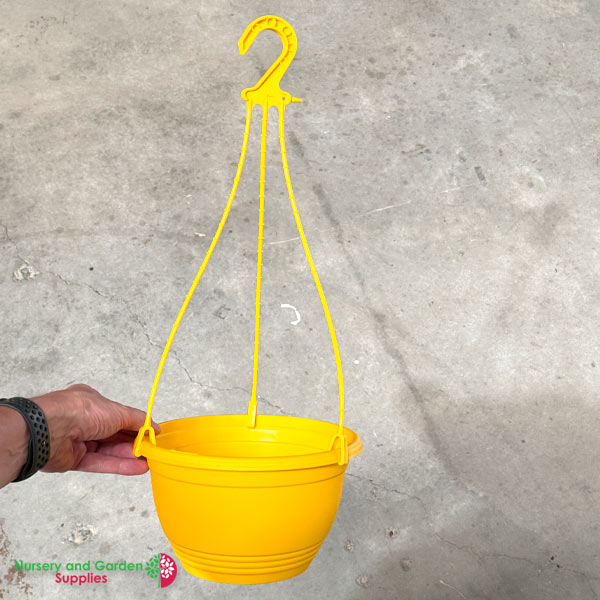 200mm Hanging Basket YELLOW