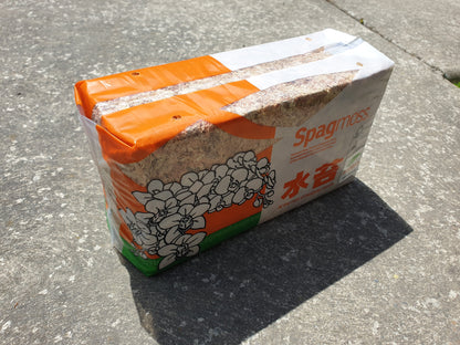 Long-Fiber Sphagnum Moss - Medium Brick