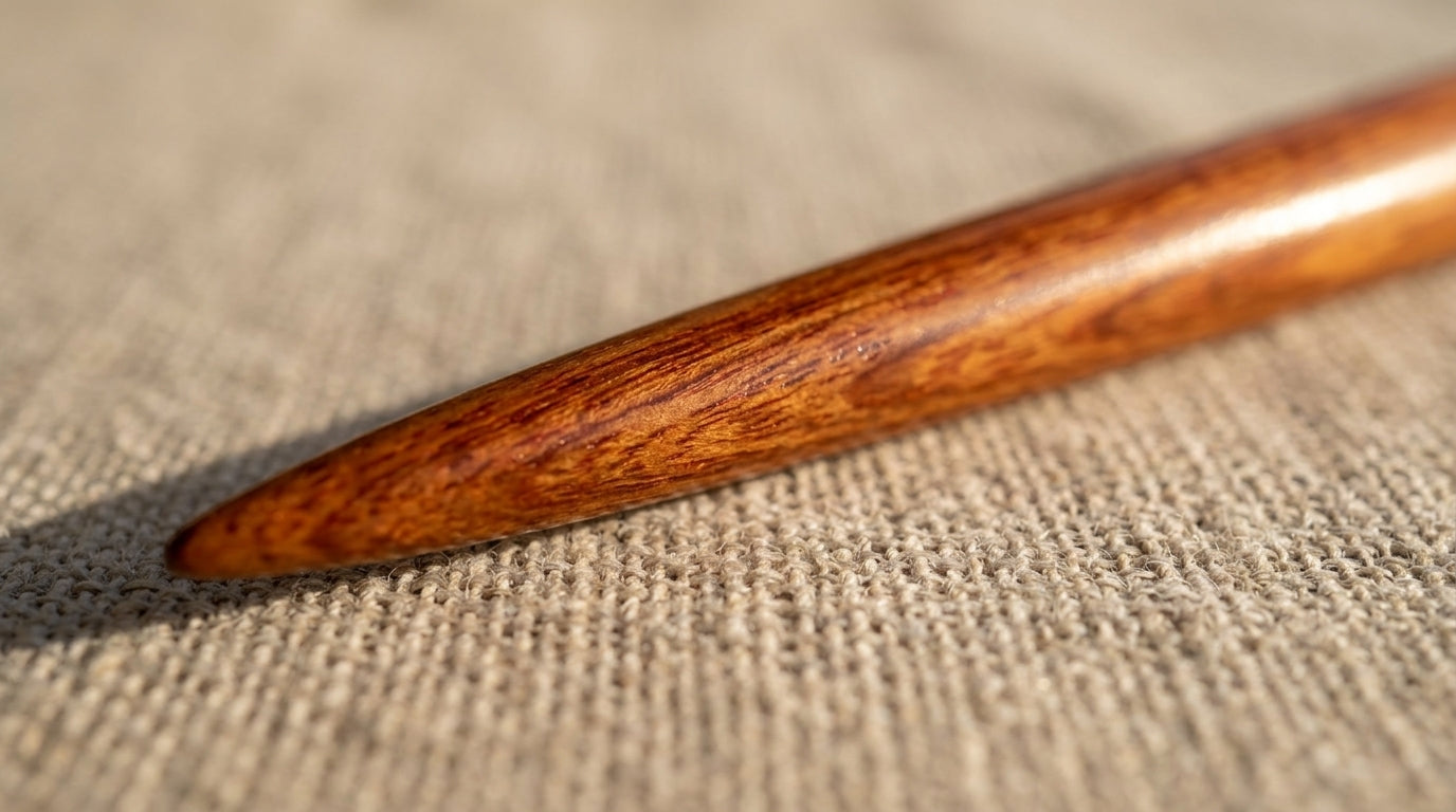 Handcrafted Native Rimu Hair Stick/Hairpin/Hair Wand