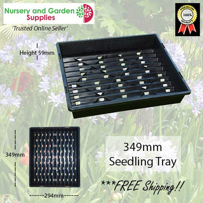 349mm Seedling Tray - with bottom ridges