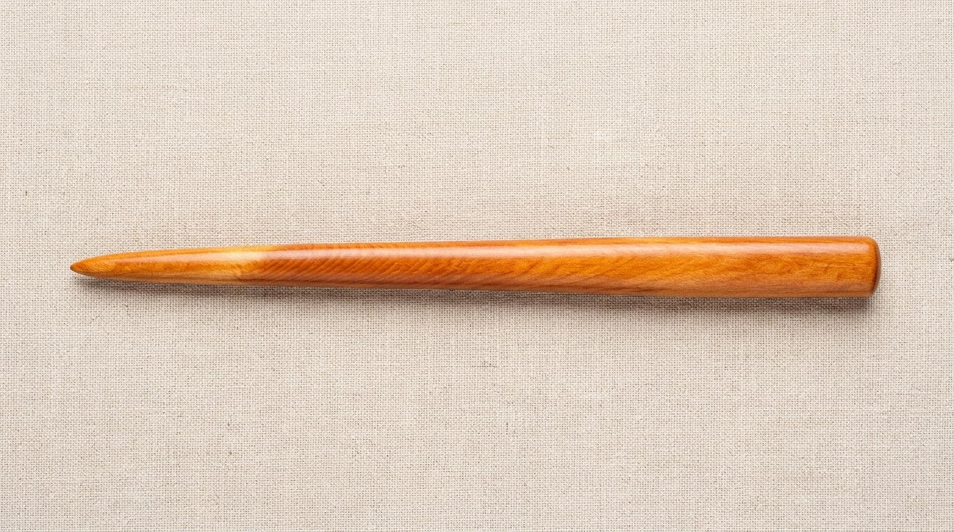 Handcrafted Native Matai Hair Stick/Hairpin/Hair Wand "The Honey"