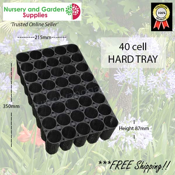 40 cell Hard Plastic Seedling Tray