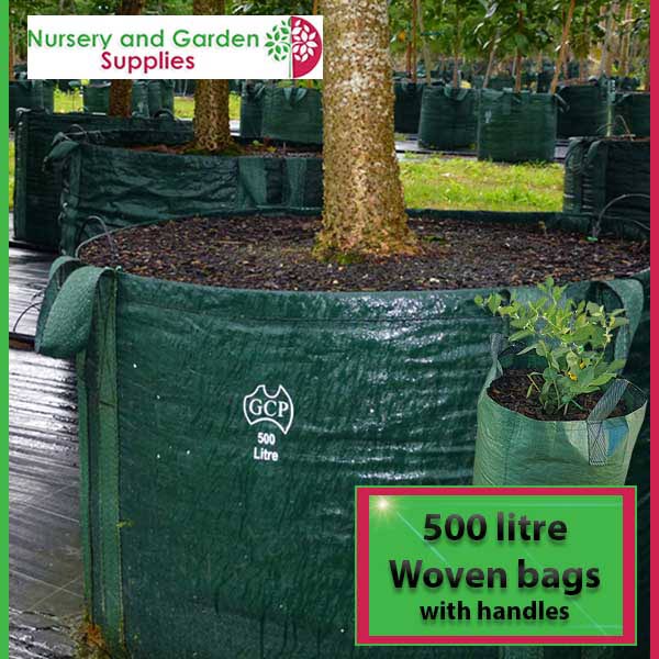 500 litre Woven Planter Bag with handles