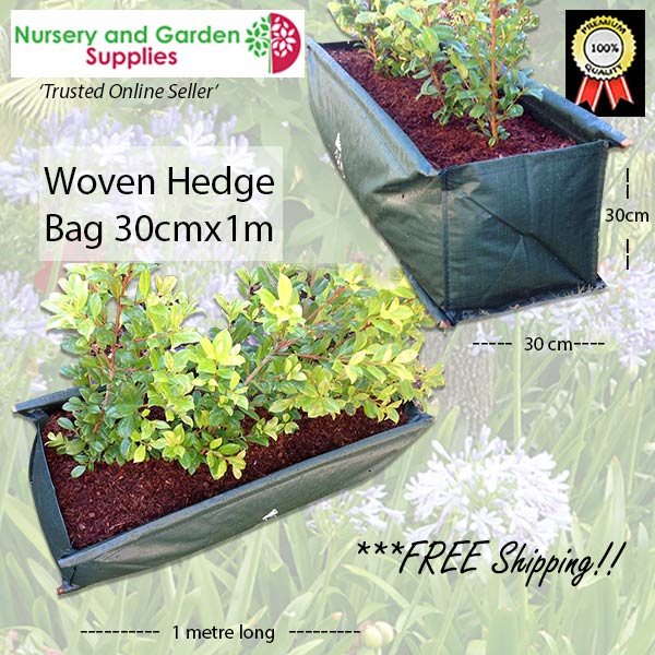 90 litre Woven Hedge Planter Bags (30cm X 1m)
