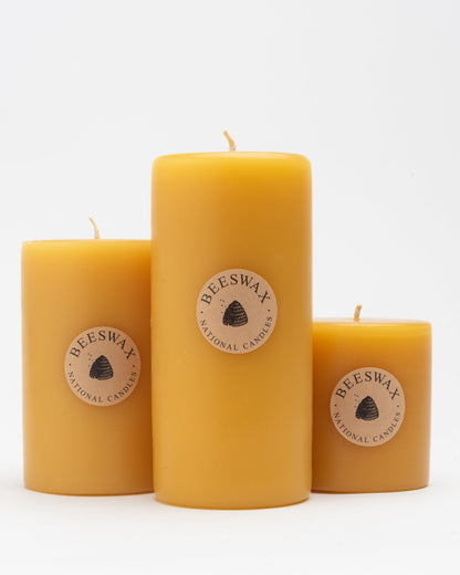 Pillar Beeswax Candles