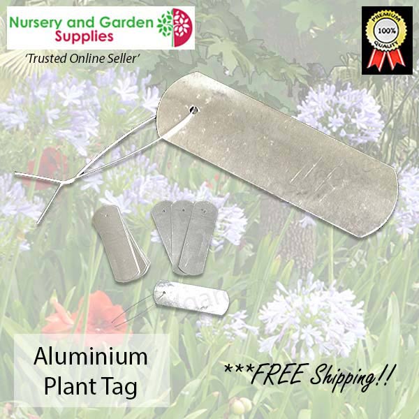 Aluminium Plant Tag Label with Tie - Packs of 1000