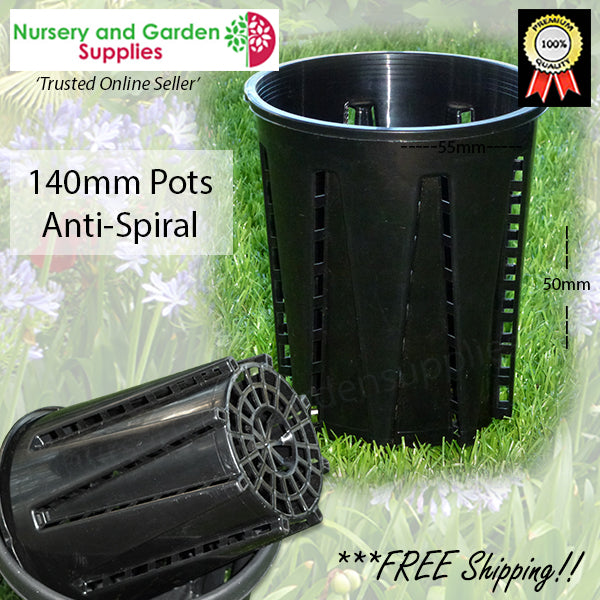 143mm Plastic Anti-Spiral Pot
