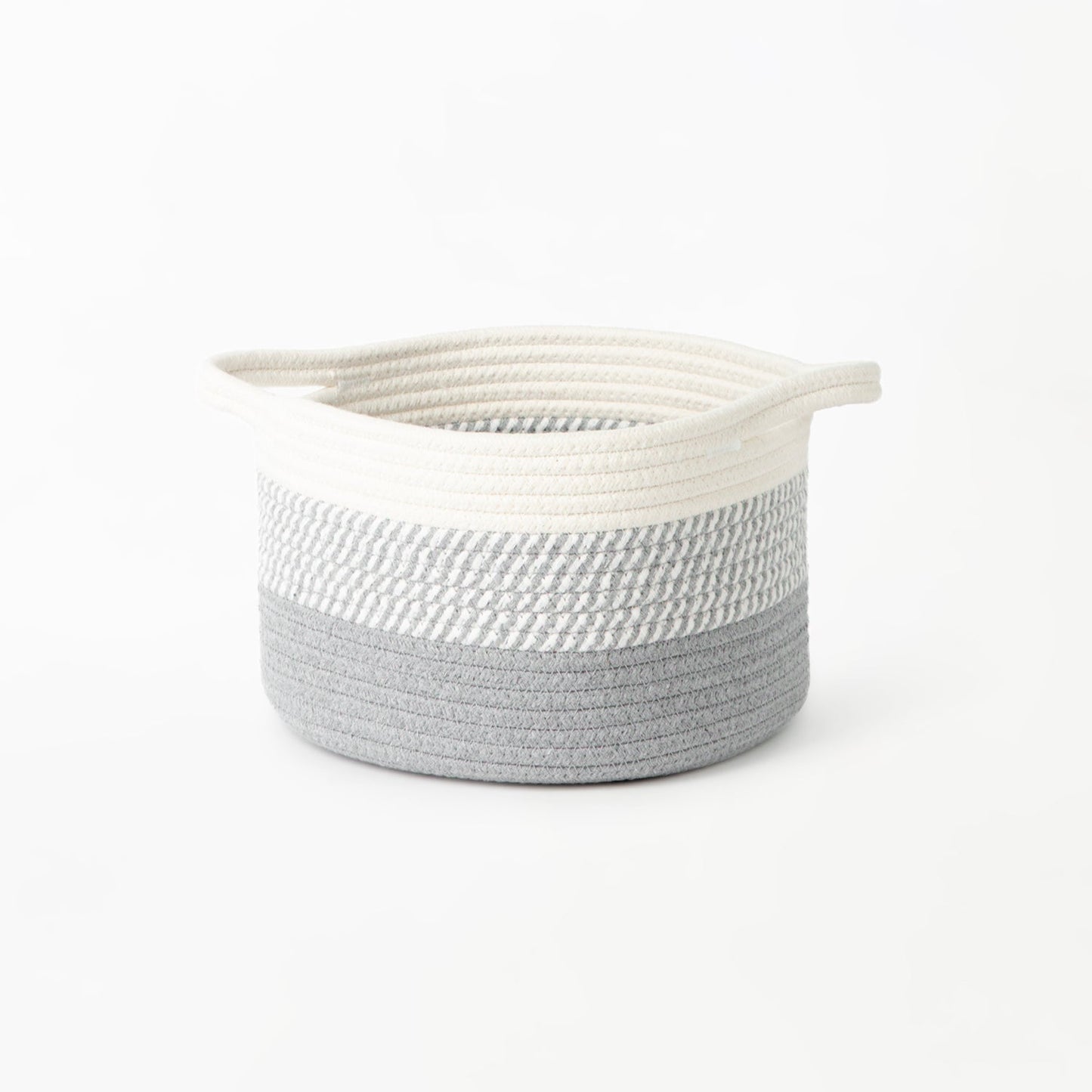Grey Ombré Cotton Basket