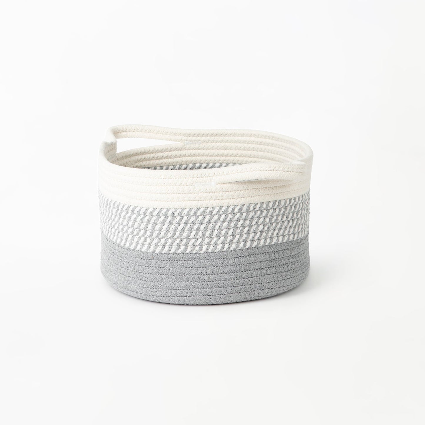 Grey Ombré Cotton Basket