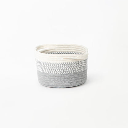 Grey Ombré Cotton Basket