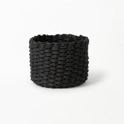 Black Flower Baskets