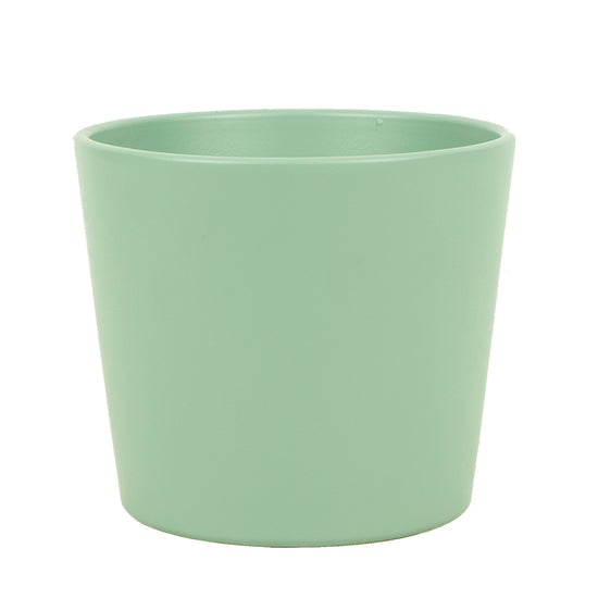 'Millie' Ceramic Pot (Seafoam Matte)