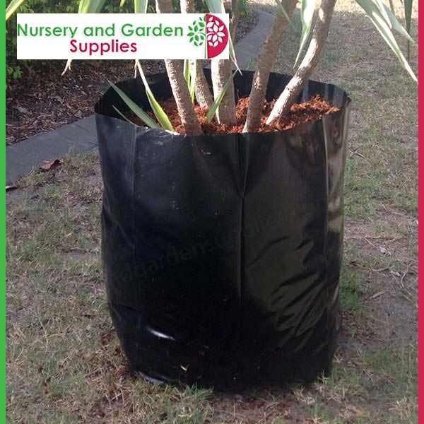 100 litre Poly Planter Bags at Nursery and Garden Supplies NZ - for more info go to nurseryandgardensupplies.co.nz