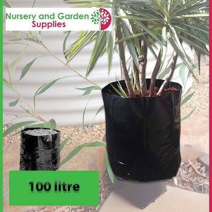 100 litre Poly PB180 Planter Bags - Premium Grade