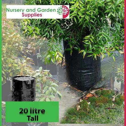 20 litre TALL Poly PB35 Planter Bags - Premium Grade