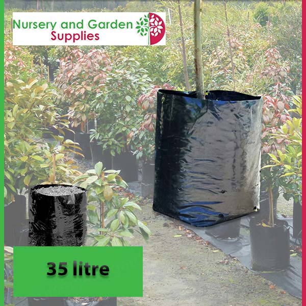 35 litre SQUAT Poly PB60 Planter Bags - Premium Grade