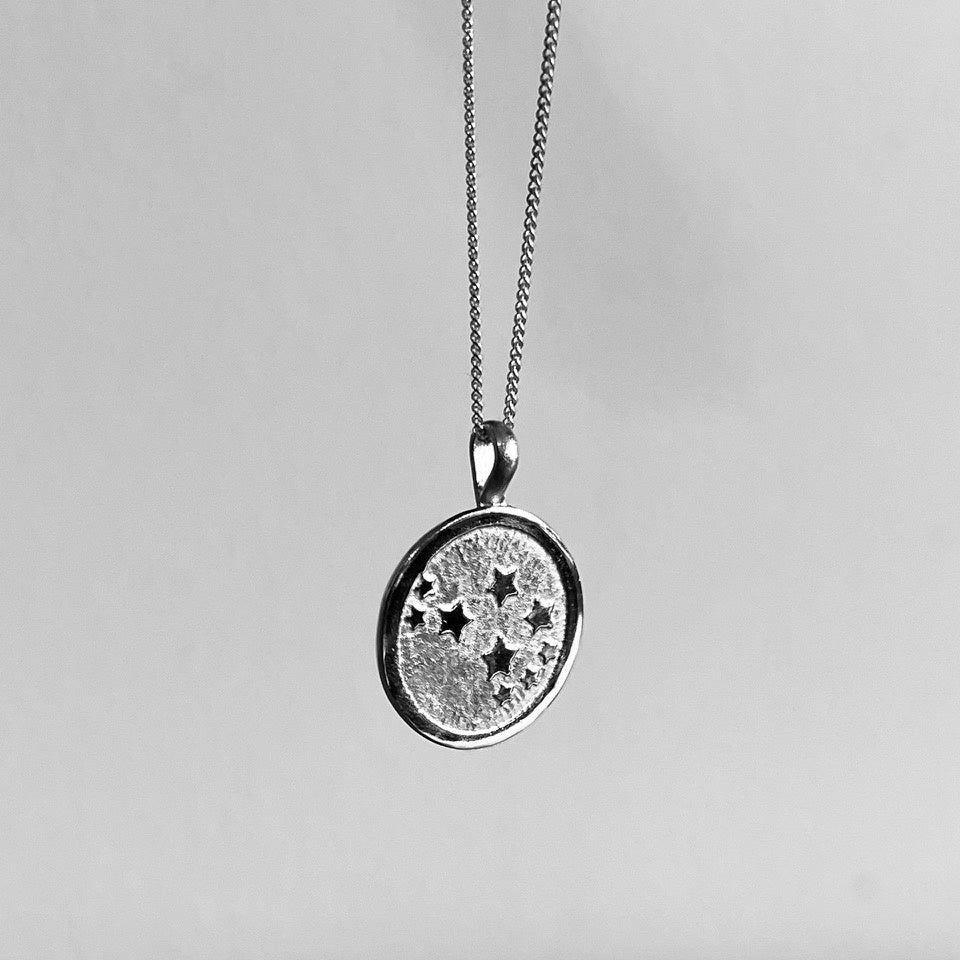 VOSSO Sterling silver matariki pendant