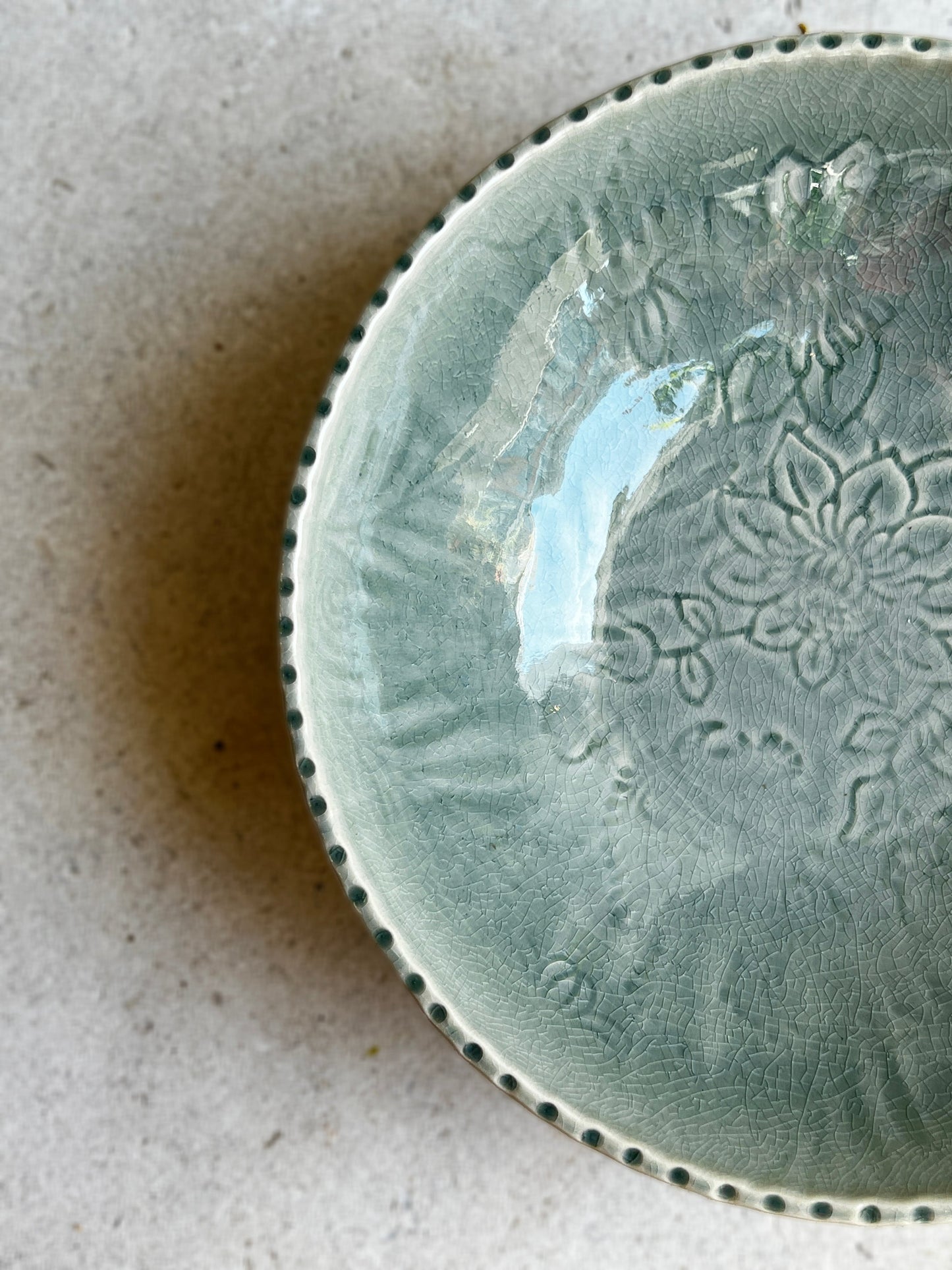 Glazed bowl