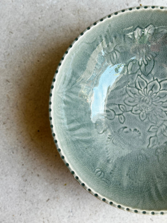 Glazed bowl
