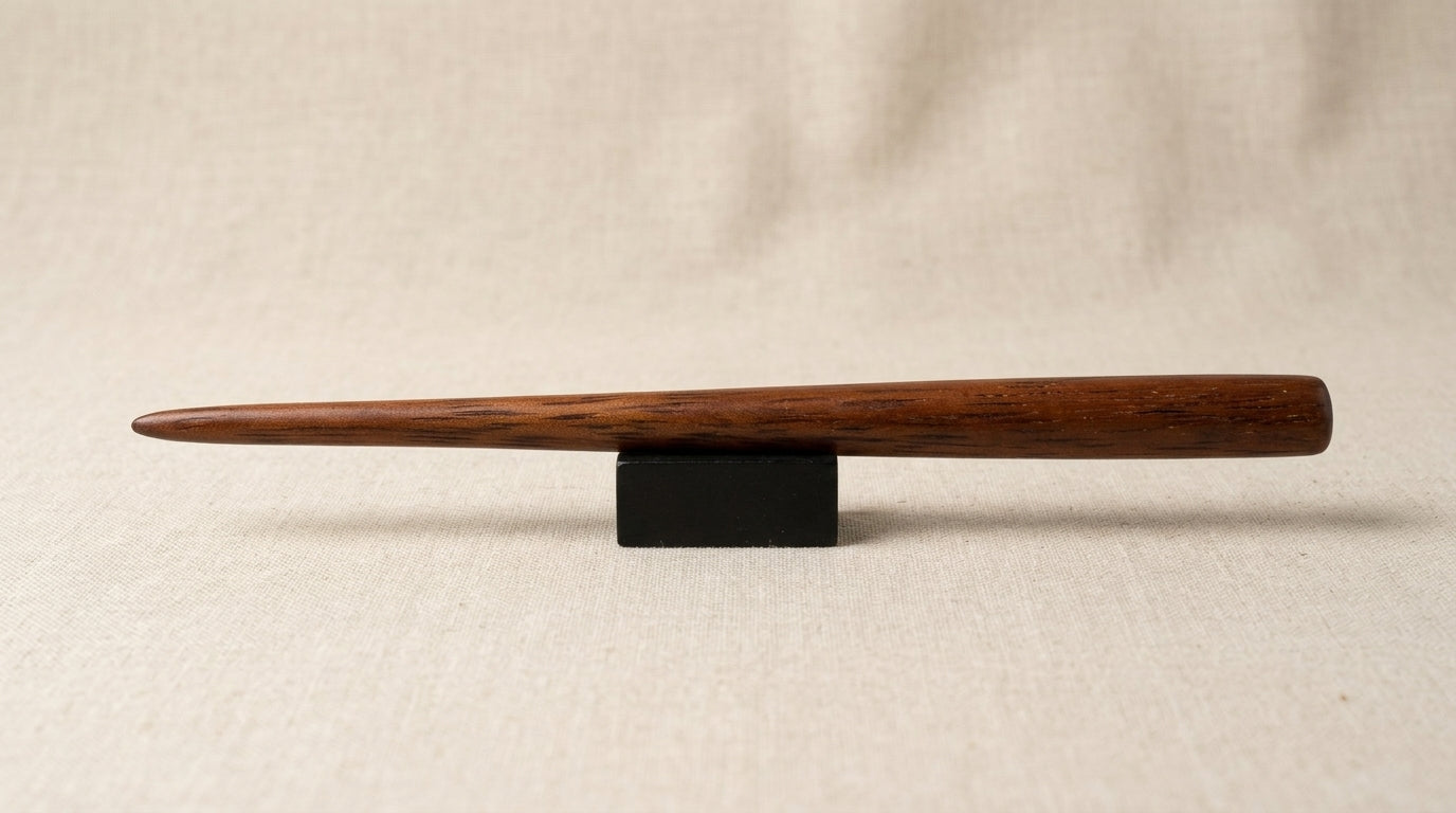 Handcrafted Kwila Wood Hair Stick / Hair Pin / Hair Wand