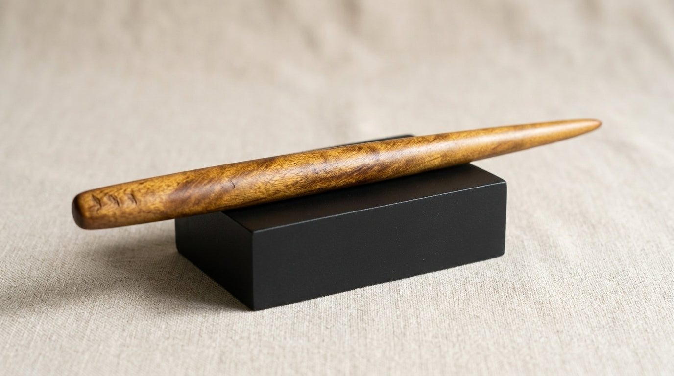 Handcrafted Ancient Swamp Kauri Wood Hair Stick/ Hair Wand/ Hairpin