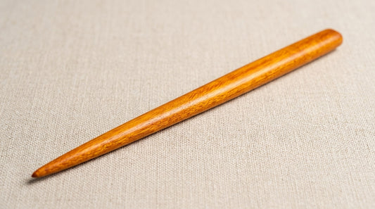 Handcrafted Premium Mahogany Hair Stick (Golden-Orange Variation)/Hairpin/Hair Wand