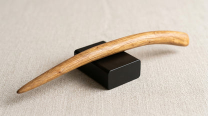 Handcrafted Gently Curved Olivewood Hair Stick/Hairpin/Hair Wand