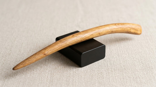 Handcrafted Gently Curved Olivewood Hair Stick/Hairpin/Hair Wand